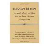 Friends Are Like Stars Charm Wish Bracelet