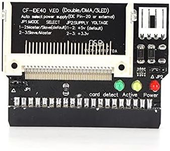 CF to IDE Adapter 40pin Compact Flash CF Card to 3.5 Female 40 Pin IDE Hard Drive Converter Module Female Interface Hard Disk Drive Card Reader Module 5V