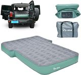 D-Hive Full Size SUV Air Mattress, Easy to Install with Built-In Pump, Quick Inflation, Anti-Deflate, Fits 2 People, Green