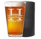 Personalized Etched 16oz Pint Beer 
