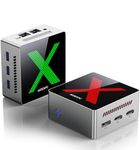 AIOEXPC Mini PC Ιntel Alder Lake N100,Mini PC Windows 11 Pro,LPDDR5 16GB RAM 512GB SSD,WiFi6,BT5.2,Mini Desktop PC with RGB Lighting 3 Modes,2xHDMI,1xDP,4K UHD,Micro PC for Office/Home/Business