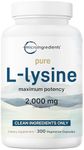 Pure L-Lysine 2,000mg, 300 Veggie C
