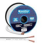 InstallGear 14 Gauge AWG Speaker Wire Cable (500ft - White) White Speaker Cable Speaker Wire 14 Gauge 14 Gauge Wire for Outdoor, Automotive, and Marine