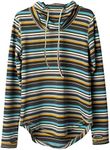 KAVU Skylar Sweater Long Sleeve Yoga Hiking Sweat Shirt-Creekside-S