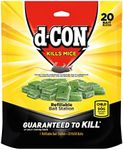 D-Con Refillable Mouse Bait Station, 1 Bait Station + 20 Refills