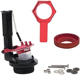 Fluidmaster K-540A-015 Universal 3-Inch Toilet Flush Valve Repair Kit with Toilet Tool Multicolor