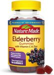 Nature Made Elderberry with Vitamin C and Zinc, Dietary Supplement for Immune Support, 100 Gummies, 50 Day Supply