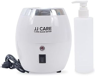 JJ CARE Massage Oil Bottle Warmer, Lotion Warmer 300ml, Oil Warmer for Massage, Heated Oil, Lotion and Cream Dispenser for Salon, Barber Shops, Electric Oil Warmer, Spa Lotion Warmer - White