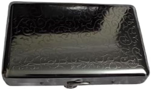 Metal Fancy Cigarette case for King Size, Business Card Holders,Have a Card Holder That's Great for Holding Cards,Mini Wallet for Men, Women
