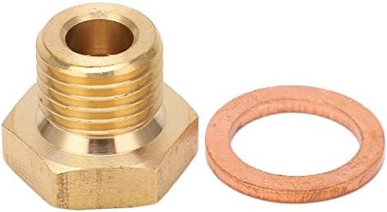 Adattatore per Trasmettitore per Misuratore di Pressione Aramox da 1/8in NPT a M14x1.5 Maschio Ricambi Auto Universali per Auto