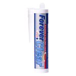 Everbuild Forever Clear Anti-Mould Silicone Sealant – Permanently Waterproof – Suitable for Internal And External Use – Clear – 295ml