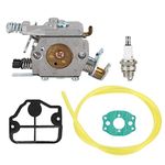 Carburettor Replacement Kit, Fit for Husqvarna 36, 41, 136, 137, 141, 142, Chainsaw Kit for Husqvarna 142 Zama Carburettor, Fit for Zama C1Q-W29E