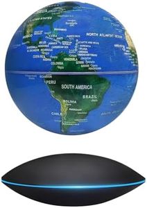Dracarys Magnetic Levitation Floating Globe, 6 Inch Rotating World Map, Anti Gravity Globe for Educational and Gift, Home Office Classroom Desk Decor, Touch Control and Gradient Night Light Globe