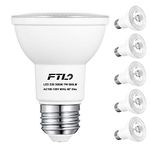 PAR20 LED Bulbs, Dimmable 7W Spot Light Bulbs,50W Halogen Bulb Equivalent, 3000K Warm White 600 Lumens E26 40 Degree, Indoor Recessed Track Lighting, 6-Pack