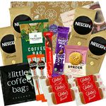 Coffee Lovers Hamper Gift - with Coffee, Luxury Biscuits & Chocolate Selection | Food Hampers For Couples, Get Well Soon, Thank You, Birthday For Men & Women | British Gift Baskets