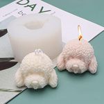 Teddy Head Mold Teddy Dog Mold Dog Silicone Mold for Resin Dog Soap Mold Cake Decoration Mold Candle Mold Dog Silicone Mold for Resin Candle Mold Candle Mold Candle Decoration Mold