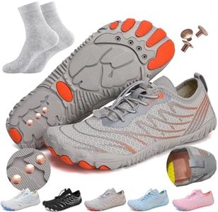 AddBili Grounding Shoes. These Copper-Grounded Barefoot Shoes are Effectively grounding, Soft, and Comfortable 2- GREY40
