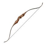 Southland Archery Supply SAS Maverick One Piece Traditional Wood Hunting Bow (Clear Limb 40lbs RH)