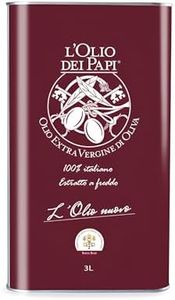 L'Olio dei Papi 100% Italian Extra Virgin Olive Oil cold extracted produced from the centuries-old olive groves of the ancient lands of the Popes 3 LT (tin)