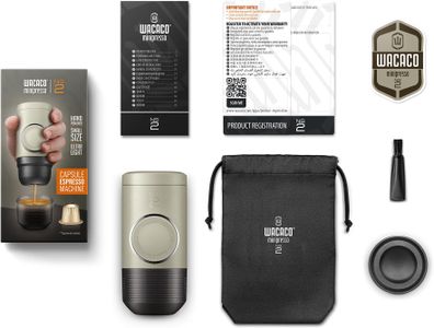 WACACO Minipresso NS2 Portable Espresso Maker – Compact Manual Coffee Machine