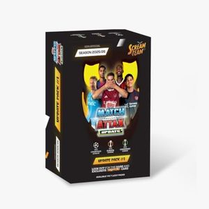 Topps UEFA Champions League Match Attax Update Collection 2025 Trading and Collectible Card Game (Scream Team Pack #1)