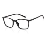 LENSKART BLU | Zero Power Blue Cut Computer Glasses | Anti Glare, Lightweight & Blocks Harmful Rays | UV Protection Specs | Men & Women | Medium | LB E13526
