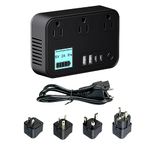 220v to 110v Voltage Converter 300W Travel Converter with PD 20W + QC 18W Quick Charge