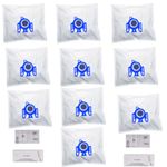 UTIZ 10 x Hoover Dustbags GN Complete C3 Vacuum Bags For Miele S2000 S5000 S8000 C3 Complete C2 Classic C1 Pack of 10 Bags & 2 Motor Filters & 2 Airclean Filters