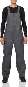 Arctix Men's Essential Bib Overall, Charcoal, Small/Regular