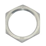 Megairon Stainless Steel 304 O-Ring Groove Cast Pipe Fitting,Hex Locknut,2" NPT Female