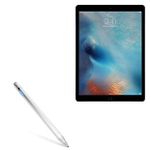 BoxWave Stylus Pen for iPad Pro 12.9" (1st Gen 2015) (Stylus Pen by BoxWave) - AccuPoint Active Stylus, Electronic Stylus with Ultra Fine Tip - Metallic Silver