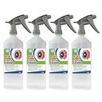 Jovs Brake and Clutch Cleaner 4 X 1L – Dust, Grease, and Oil Remover! Powerful Cleaning, Precision Degreasing, and Rust Removal for Peak Automotive Performance