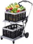 Collapsible Shopping Cart on Wheels