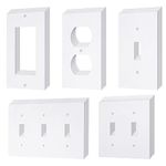 Outlet Insulation Pads Wall Plates Outlet Sealers for Electrical Outlets Decorative to Save Energy Outlet Insulators Switch Plate Insulation Weatherproof Insulating Foam Switch Sealer (46 Pack)