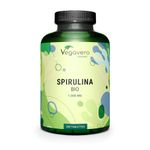 Vegavero Organic Spirulina 4000 mg | 300 Tablets | NO Additives | Natural Source of Protein, Vitamins & Minerals | Vegan