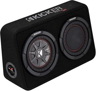 Kicker 43TCWRT84 CompRT8 - Subwoofer da 20 cm, con alloggiamento a profilo sottile, 4 Ohm, 300 W