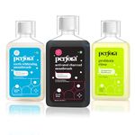 Perfora Assorted Mouthwash, 600ml - Buy 2 Get 1 Free | Mouth Freshener with Probiotics, Hyaluronic Acid & Vitamin C | No Artificial Flavor & Color | Alcohol Free | Suitable for Men, Women, Children