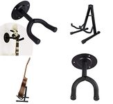 H-its Kabel: UNIVERSAL GUITAR STAND - Suitable for electric and acoustic string instrument and Guitar Holder Hook Stand for Wall : Combo