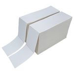 L LIKED 6000 Labels Fanfold 4" x 6" Direct Thermal Labels, with Perforated line for Thermal Printers - Compatible Zebra & Rollo Printer (4" x 6" - 6000 Labels)