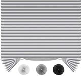 SEEYE Light Filtering Temporary Blinds Cordless Shades Fabric Pleated Fabric Shade Easy to Cut and Install, 48" W x 72" L - 6 Pack, Grey, with 12 Clips