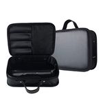 Goldwheat Hair Clipper Case Barber Tool Bag for Haircutting Supplies Grooming Kit Beard Trimmer Small Organizer Storage