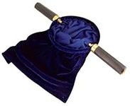 Royal Blue Felt Church Tythe Offering Bag with Wood Handles by Trinity