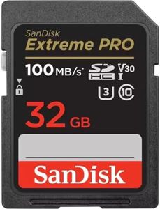 SanDisk Extreme PRO, Scheda di memoria da 32 GB SDHC fino a 95 MB / s, UHS-1, Classe 10, U3, V30