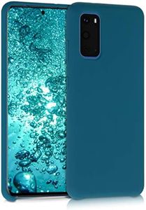 kwmobile Housse Compatible avec Samsung Galaxy S20 Coque - Housse de téléphone Protection Souple en TPU Silicone - pétrole Mat