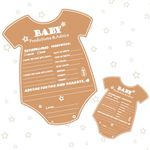 D-buy 50 Pcs Baby Prediction Cards for Baby Shower Advice Wishes Card for Baby Shower Games Party Decorations, Gender Reveal Games for Guest Party, Baby Shower Decor for Girl and Boy Wishes Cards