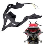 LEDISHUN Tail Tidy, Fender Eliminator compatible with Honda CBR650R CB650R CB 650R CBR 650R 2021 2022 2023 2024, with LED License Plate Light, Compatible with Stock Original turn signal