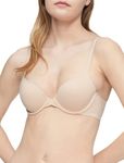 Calvin Klein Women's Perfectly Fit Modern T-Shirt Bra, Bare, 32C