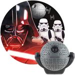 Projectables Star Wars LED Night Light Projector, Dusk-to-Dawn Sensor, Plug-in, Collector’s Edition, Darth Vader and Stormtroopers on Ceiling, Wall, or Floor, Ideal for Bedroom, Kid's Room, 43058