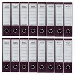 Kinjal Cardboard Office Lever Arch File/Clip Box File Folder Cover A4 Size Ring Binder Best for Document, Certificate (Purple, 16)