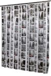 Carnation Home Fashions New York Vinyl Shower Curtain